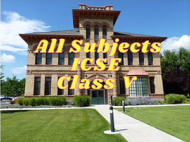 All Subjects (ICSE) - Class V